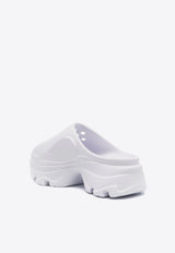 Adidas By Stella McCartney Logo Embossed Perforated Clogs  White GW4365_white