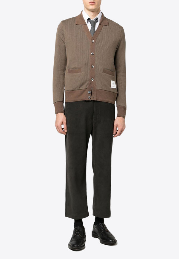 Thom Browne Corduroy Cropped Pants Brown MTU320UF0220_205