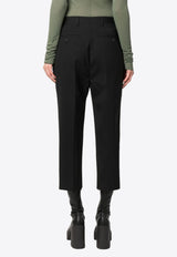 Rick Owens Straight-Leg Cropped Pants Black RP02C1305ZL_09