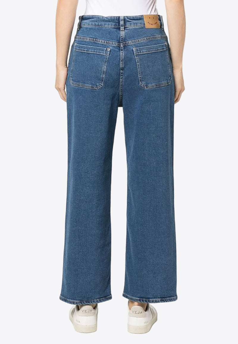 Paul Smith High-Waist Wide Jeans Denim W2R299TL21404_MD