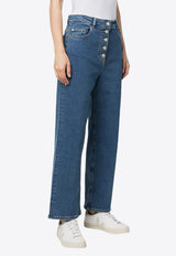 Paul Smith High-Waist Wide Jeans Denim W2R299TL21404_MD