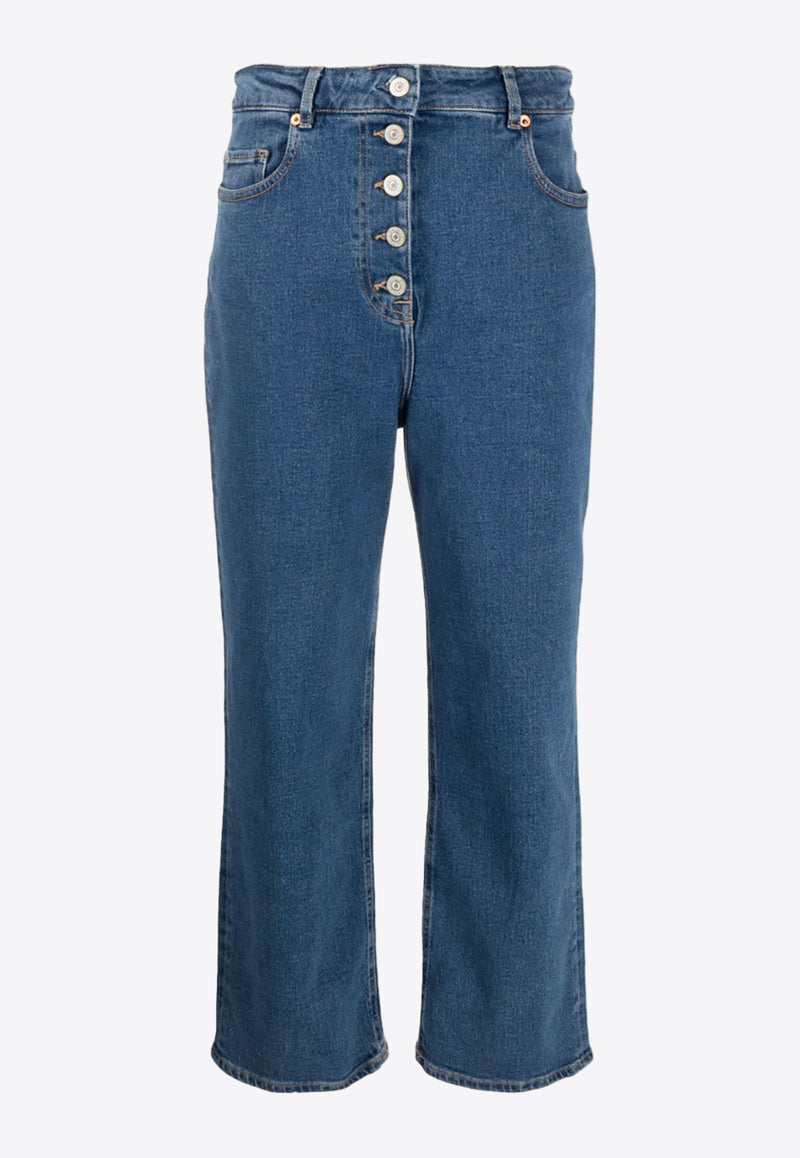 Paul Smith High-Waist Wide Jeans Denim W2R299TL21404_MD