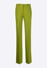 Del Core Straight-Leg Wool Pants Green S2PP001112T0565G1048