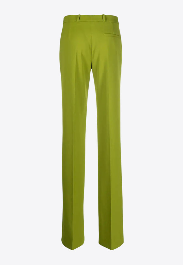 Del Core Straight-Leg Wool Pants Green S2PP001112T0565G1048