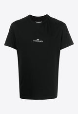 Maison Margiela Distorted Logo T-shirt Black S30GC0701S22816_900