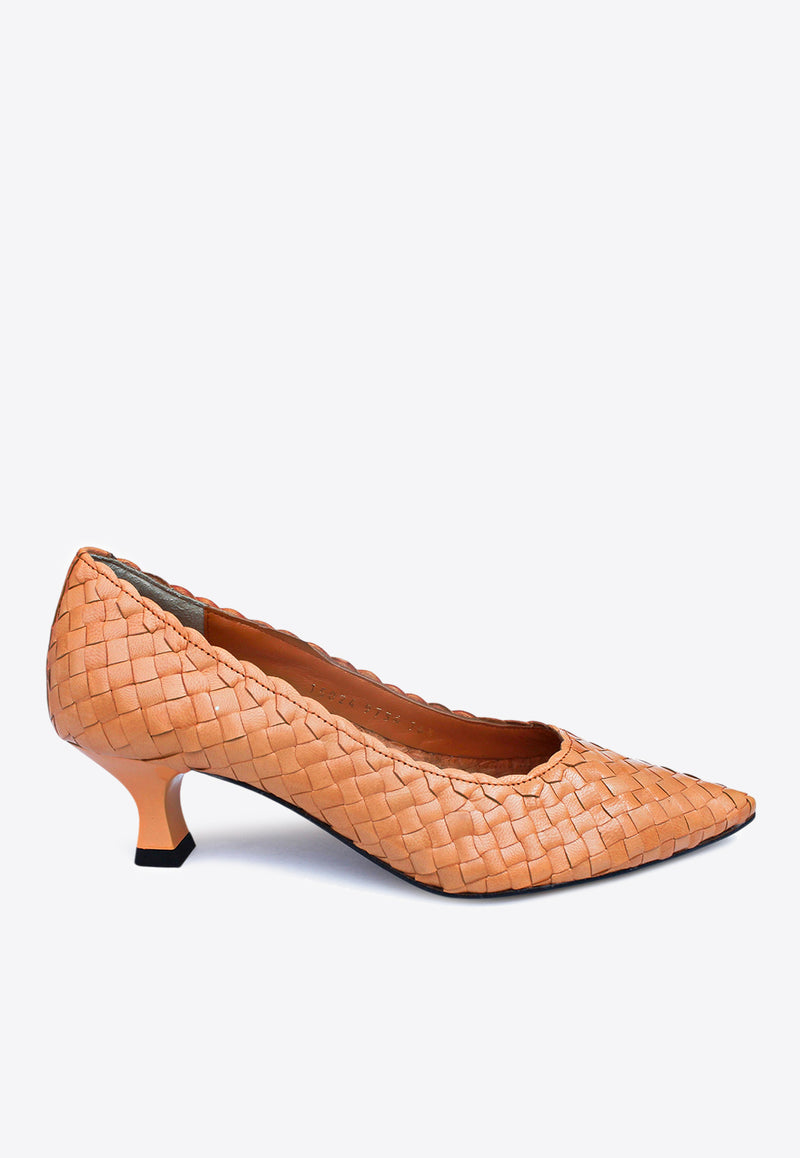 La Rose Carol 50 Woven Pumps Orange 97340P0CAROL_MANGO