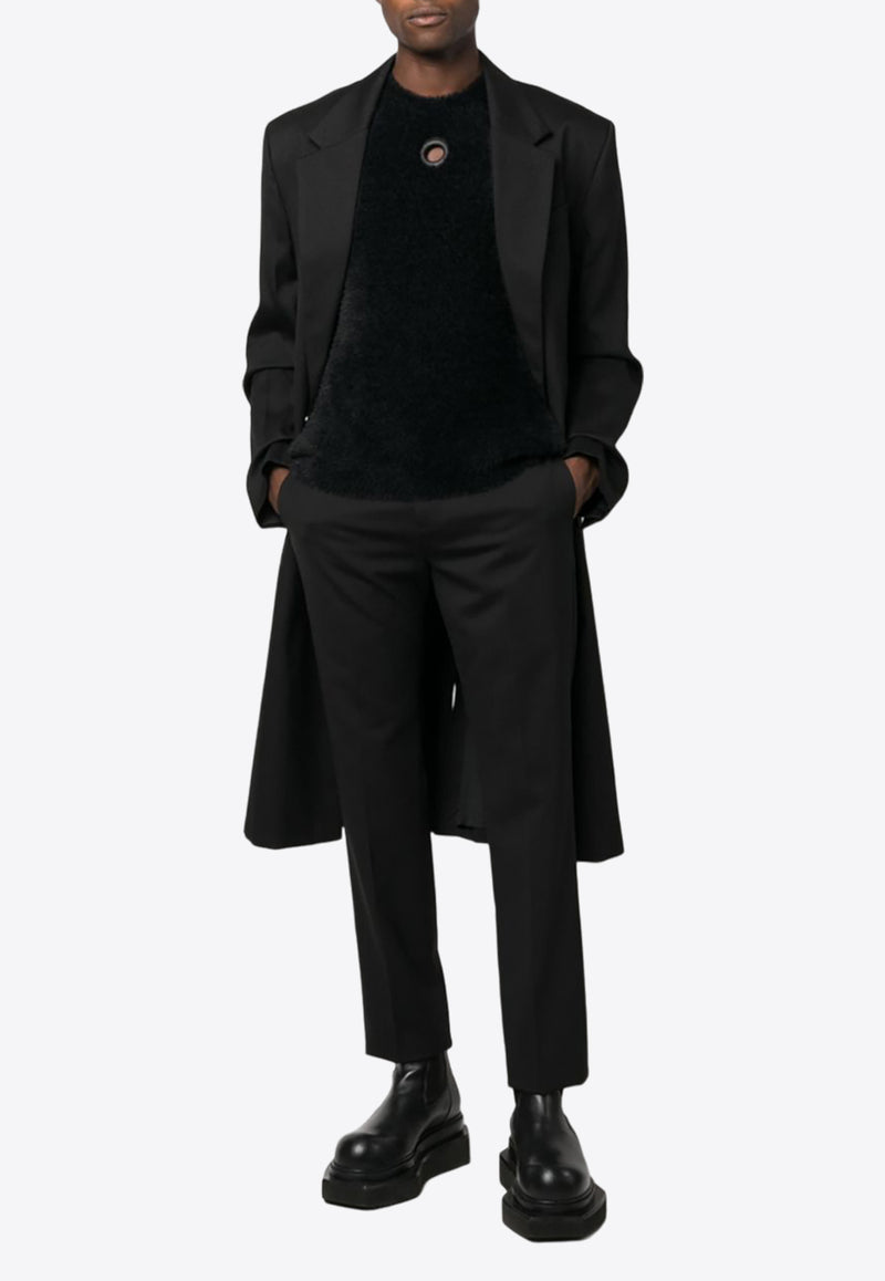 Rick Owens Off-Centre Tapered Pants Black RU02C7357ZL_09