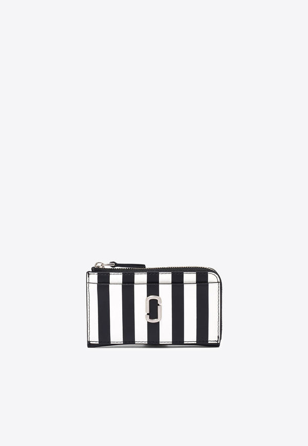 Marc Jacobs The Mini Stripe Zipped Wallet - Multicolor Monochrome 2P3SMP093S01_005