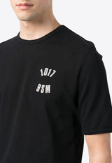 1017 ALYX 9SM Logo Print Crewneck T-shirt Black AAMTS0363FA01BLK0001