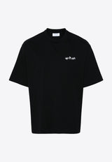 Off-White Flower Arrow T-shirt Black OMAA120F24JER005_1001