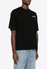 Off-White Flower Arrow T-shirt Black OMAA120F24JER005_1001