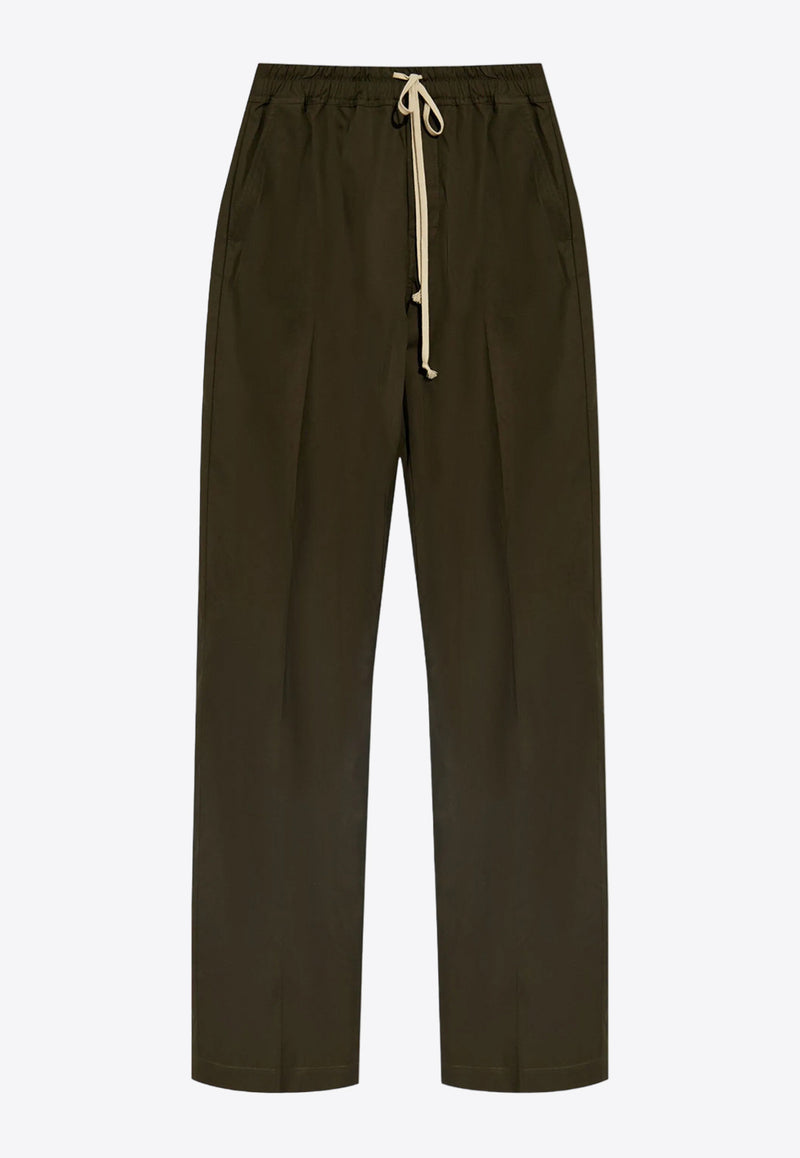 Rick Owens Dietrich Drawstring Casual Pants Green RU02D6378TE_75