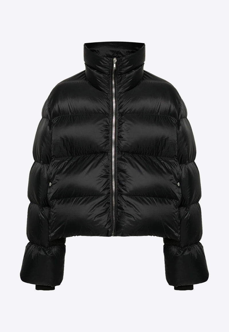 Rick Owens Turtle Puffer Down Jacket Black RU02D6745NPD3_09