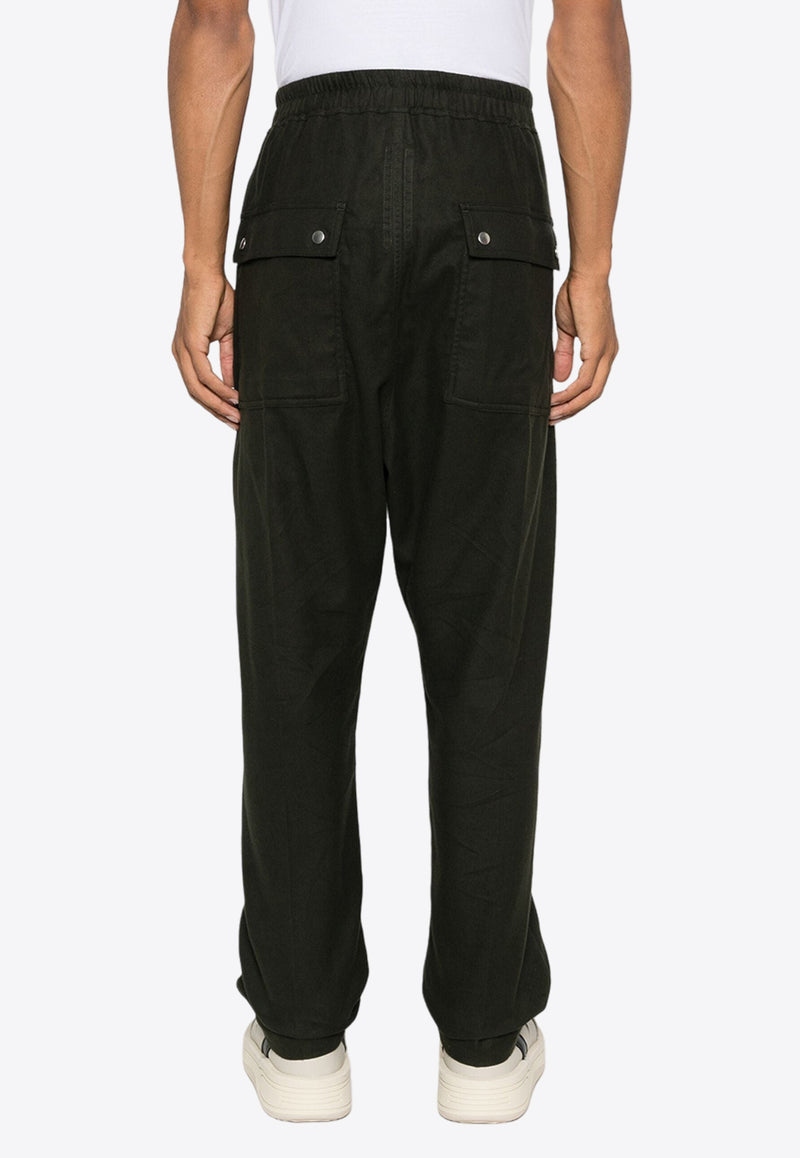 Rick Owens Bela Relaxed Track Pants Green RU02D6361FL_75