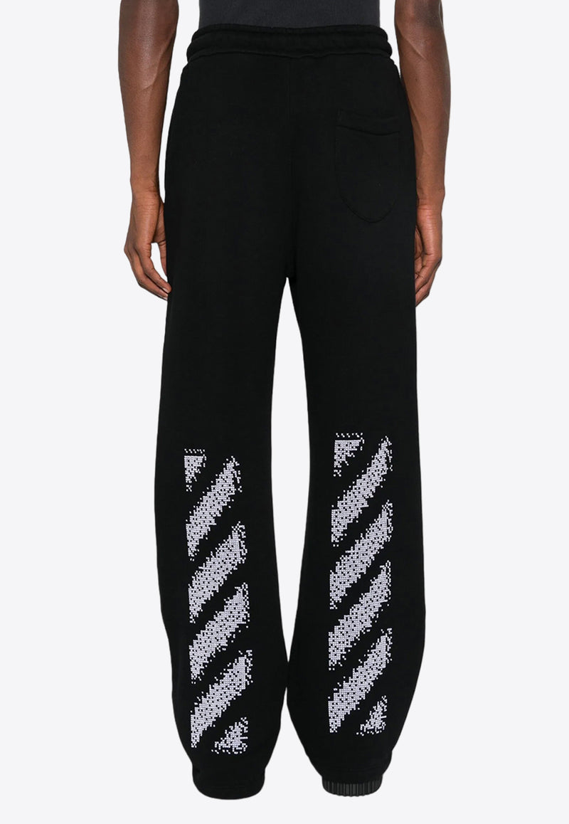 Off-White Diag-Stripe Track Pants Black OMCH054F24FLE004_1001