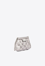 Maison Margiela Mini Glam Slam Classique Metallic Clutch Gray SA1VL0035P6800_H3809