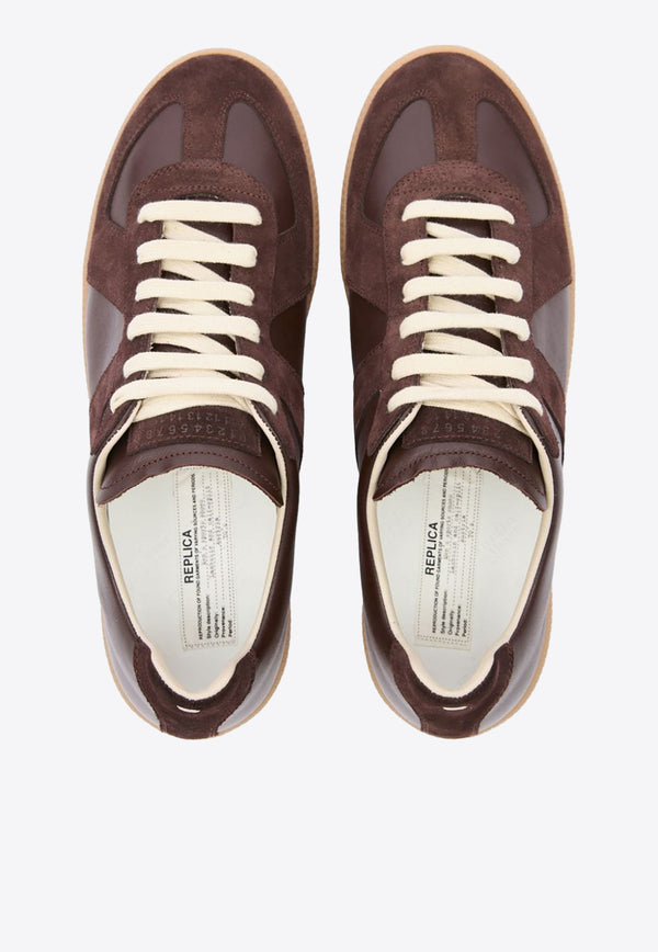 Maison Margiela Replica Paneled Sneakers Brown S57WS0236P1895_T2264