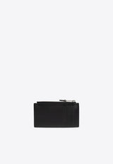 Palm Angels Classic Logo Zipped Cardholder Black PMND018F24LEA001_1001