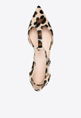 P.A.R.O.S.H Leopard Print Pointed-Toe Flats Beige D070261AGSHOE_808