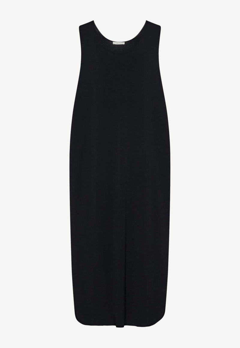 The Row Agla Sleeveless Maxi Dress Black 7992_Y674_BLK