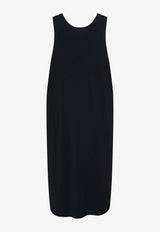 The Row Agla Sleeveless Maxi Dress Black 7992_Y674_BLK