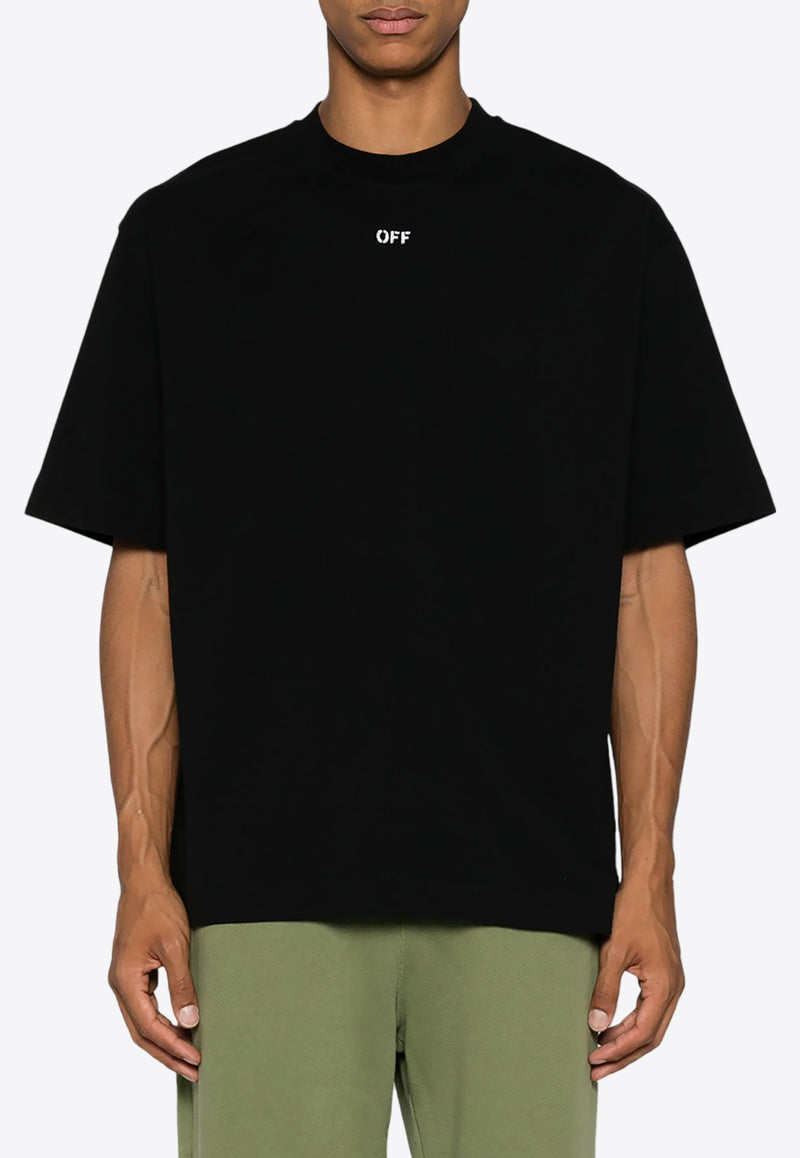 Off-White Dragon Arrow Skate T-shirt Black OMAA120F24JER007_1001