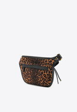 Jérôme Dreyfuss Stan Banana Leopard Print Belt Bag Brown 44STANBCR_Léo Chamois