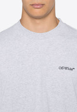 Off-White Signature Arrows Crewneck T-shirt Gray OMAA120F24JER006_0510