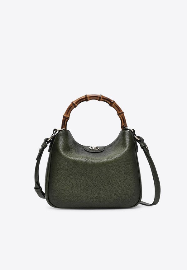Gucci Small Diana Grained Leather Handbag Green 799865AAE3W/R_GUC-3125