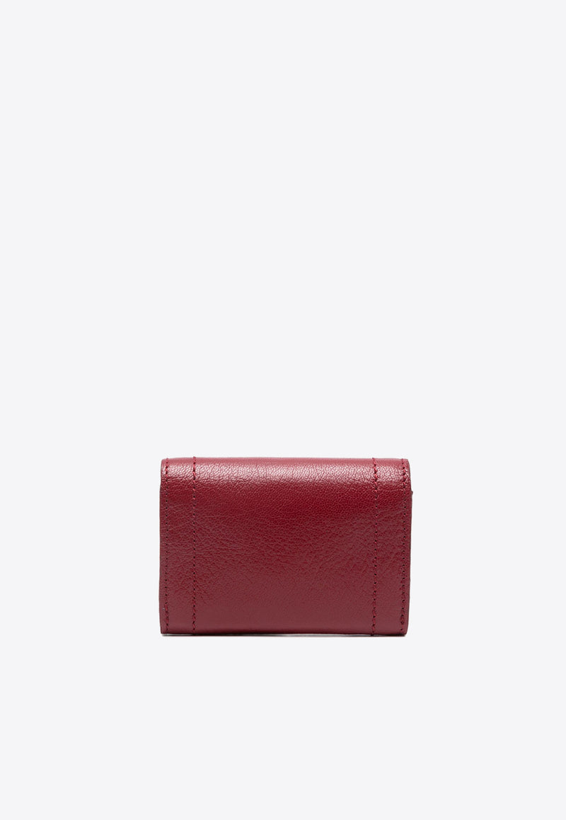 Jérôme Dreyfuss Helmut PM Leather Cardholder Red 44HELMPMCH_Ruby