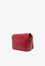 Jérôme Dreyfuss Igor Grained Leather Crossbody Bag Red 44IGORCH_Ruby