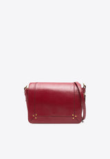 Jérôme Dreyfuss Igor Grained Leather Crossbody Bag Red 44IGORCH_Ruby