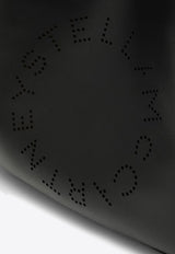 Stella McCartney Perforated Logo Slouchy Tote Bag Black 7B0102W8542/P_STELL-1000