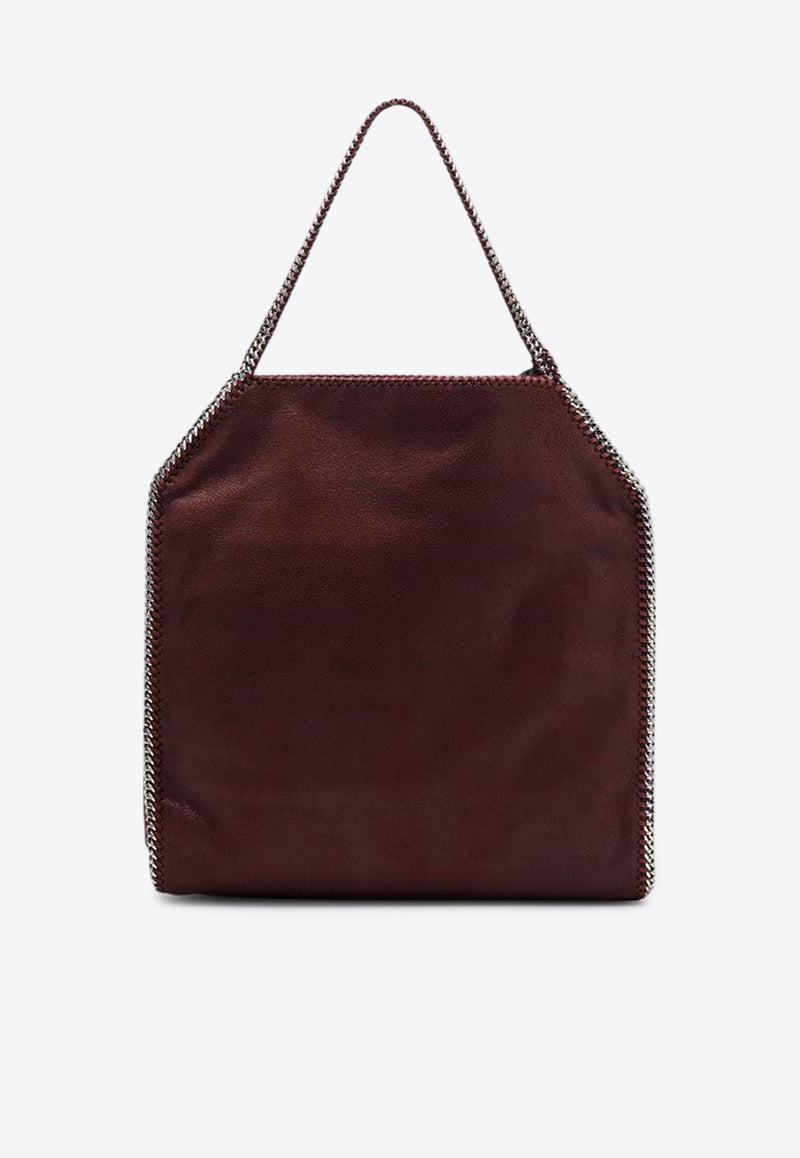 Stella McCartney Large Baby Bella Tote Bag Burgundy 7B0127WP0086/R_STELL-6002