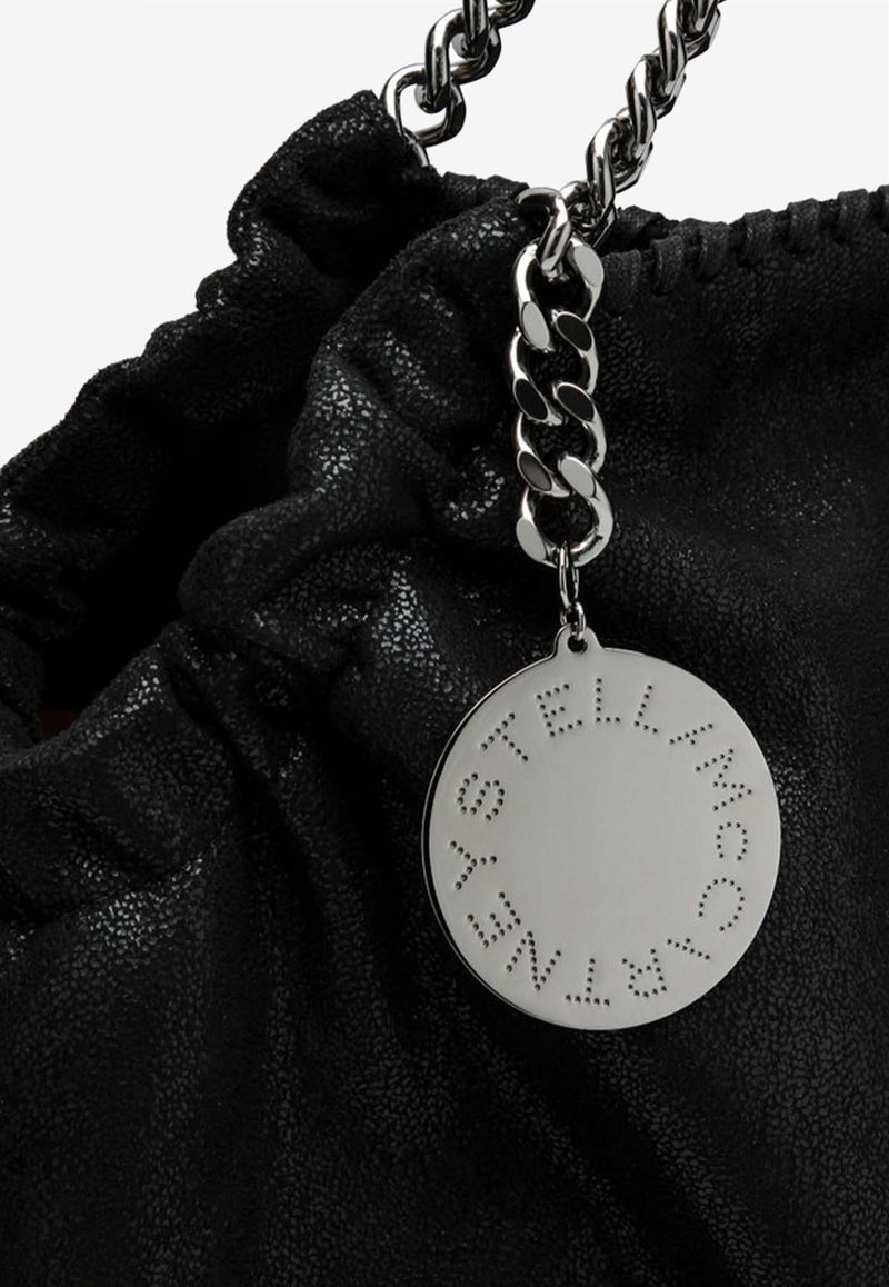 Stella McCartney Falabella Logo-Charm Drawstring Tote Bag Black 7B0141W9132/Q_STELL-1000