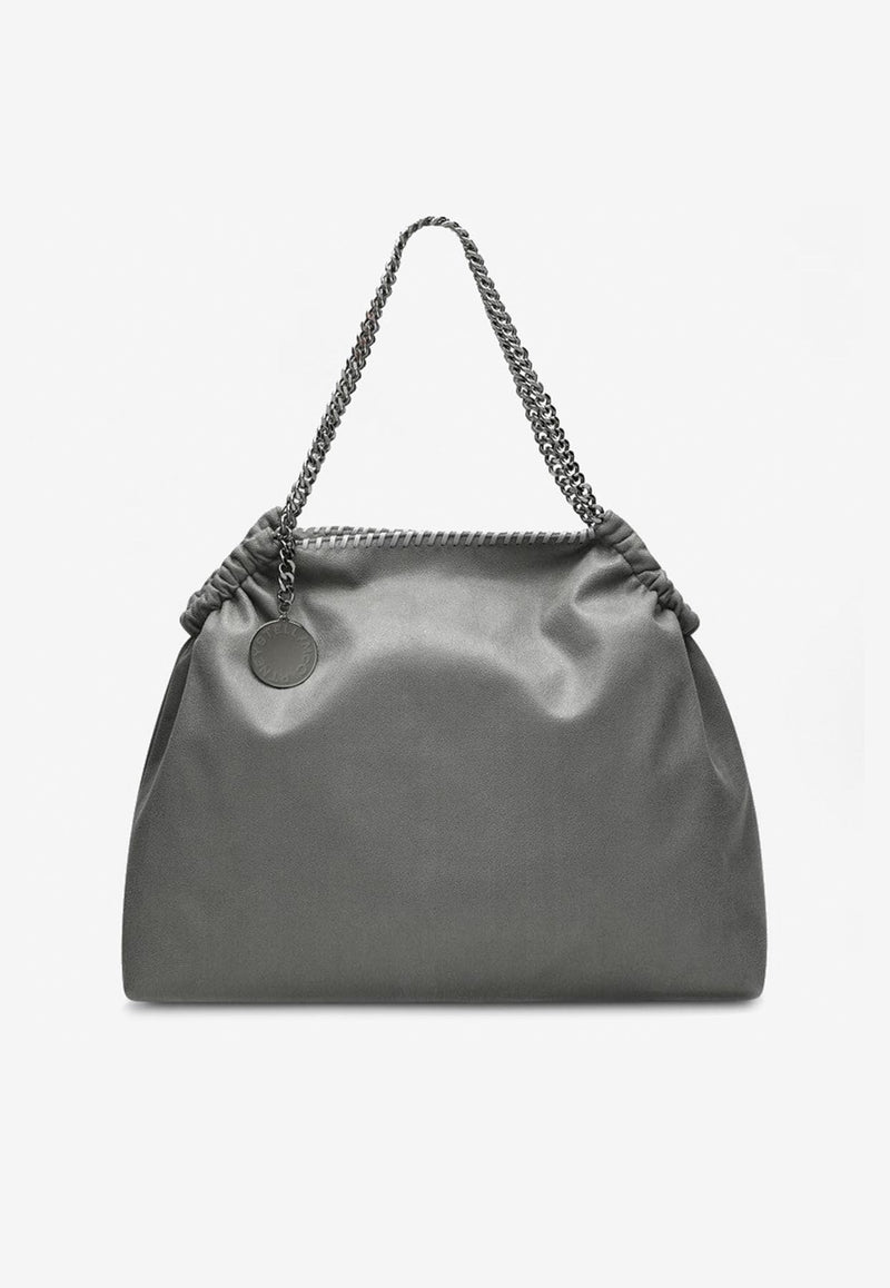 Stella McCartney Falabella Drawstring Chain Tote Bag  Gray 7B0141W9132/Q_STELL-1220