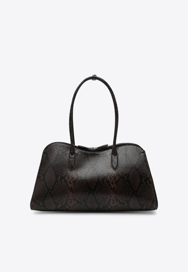 Stella McCartney Ryder Snake Print Shoulder Bag Brown 7B0176WP0630/R_STELL-2035