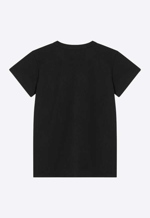 Valentino Apollon/Dyonisos Print T-shirt Black 7B0MG25L9UM/R_VALE-0NR