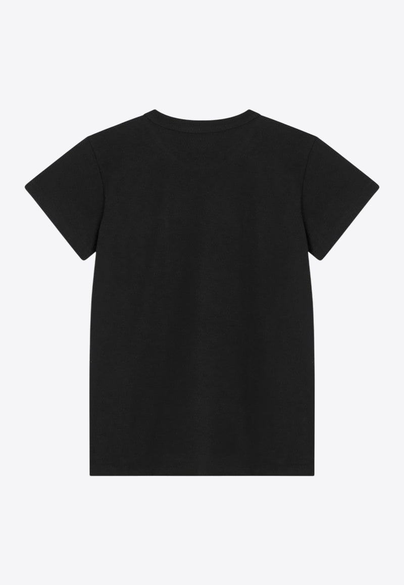 Valentino Apollon/Dyonisos Print T-shirt Black 7B0MG25L9UM/R_VALE-0NR