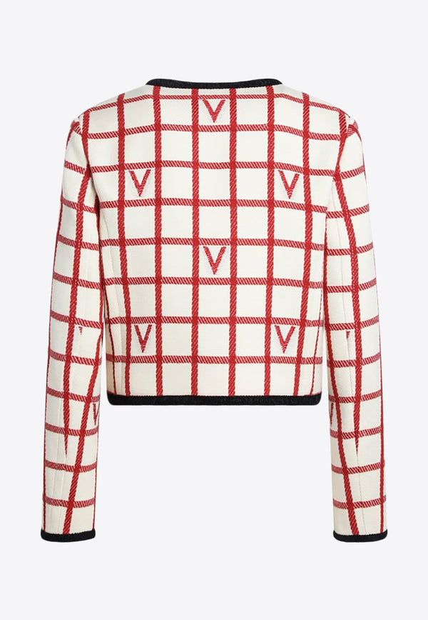 Valentino VLogo-Pattern Jacket Multicolor 7B3CE4K09JN/R_VALE-BRS
