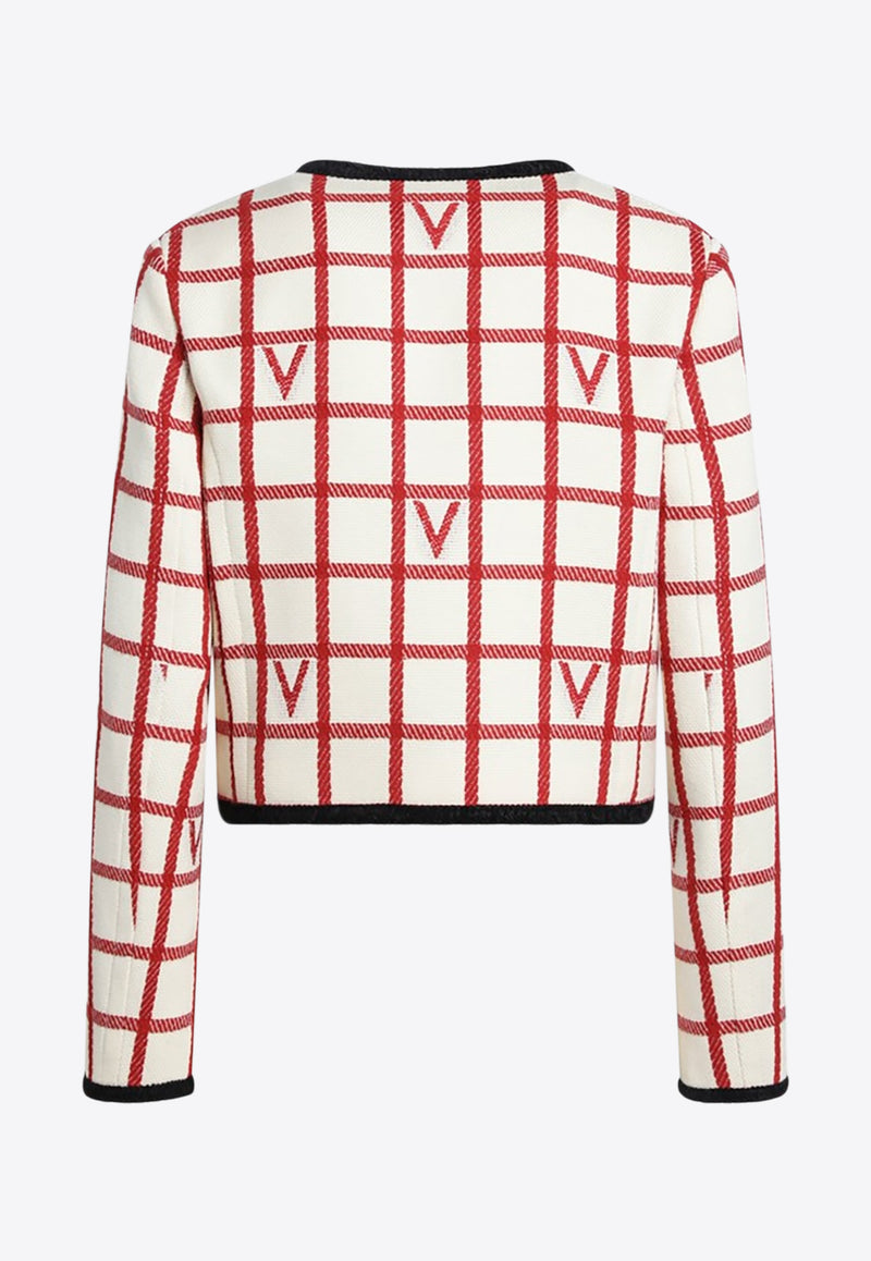 Valentino VLogo-Pattern Jacket Multicolor 7B3CE4K09JN/R_VALE-BRS