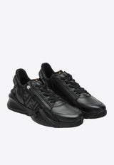 Fendi Flow Leather Sneakers Black 7E1392AJZH/Q_FENDI-F1DV5