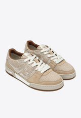 Fendi Match FF Jacquard Low-Top Sneakers Sand 7E1688AY9B/R_FENDI-F1TNU