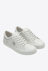 Fendi Domino Leather Sneakers White 7E1706NA7/Q_FENDI-F06O6