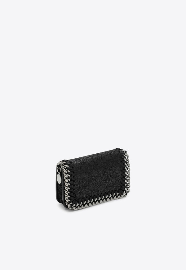 Stella McCartney Falabella Flap Cardholder Black 7P0067W9132/P_STELL-1000