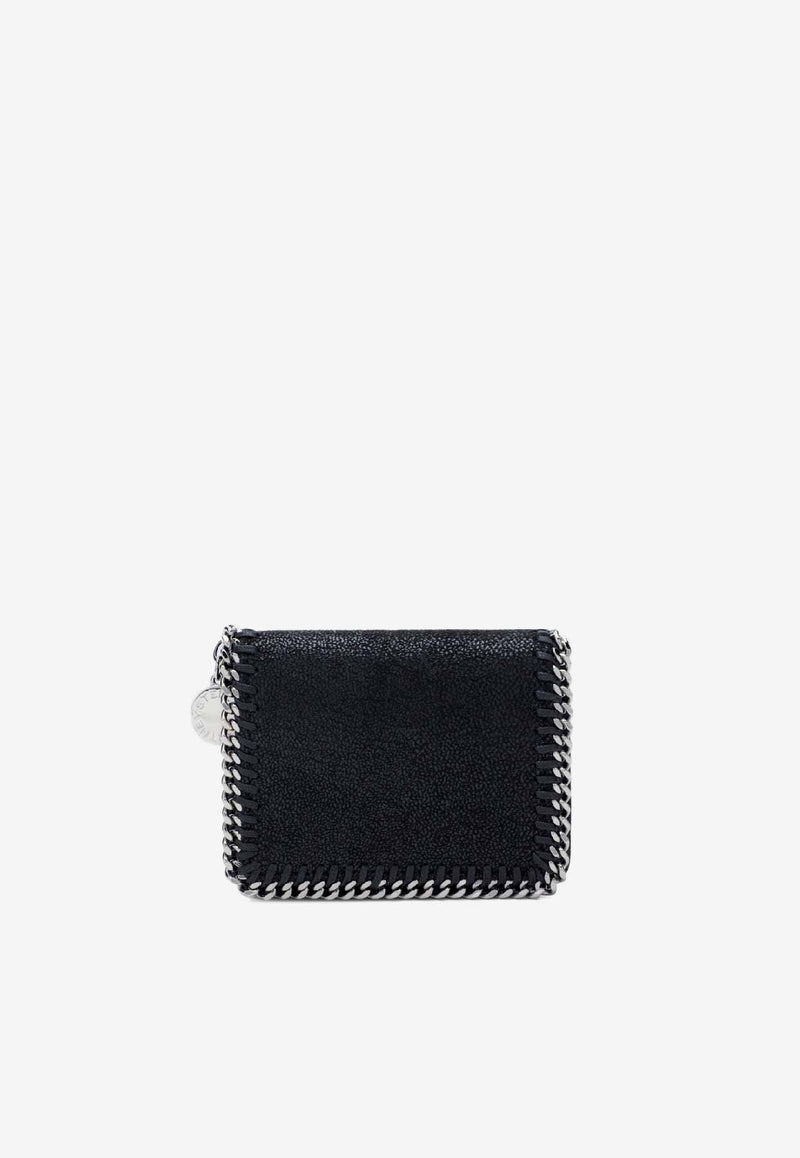 Stella McCartney Falabella Bi-Fold Flap Wallet Black 7P0085W9132/S_STELL-1000