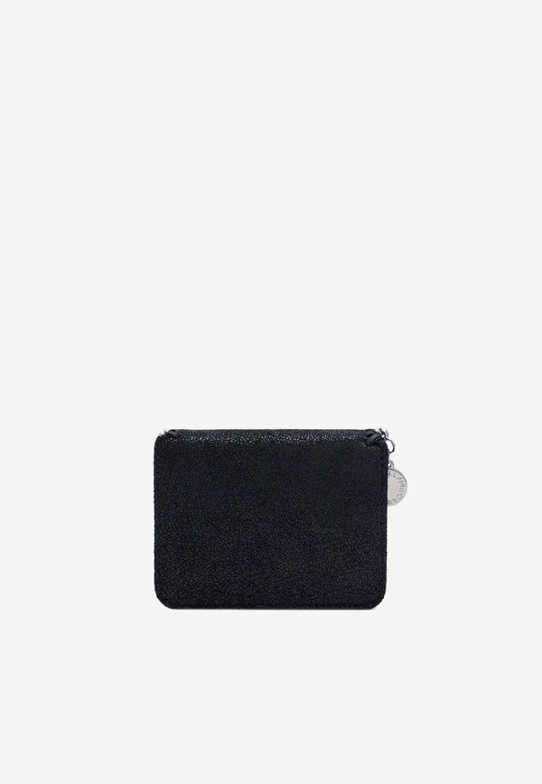 Stella McCartney Falabella Bi-Fold Flap Wallet Black 7P0085W9132/S_STELL-1000