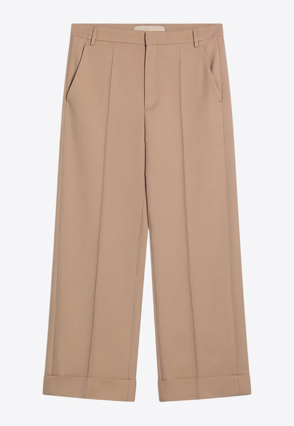 Valentino Tailored Wool Pants 7V3RBJ709EB/R_VALE-9RN Beige