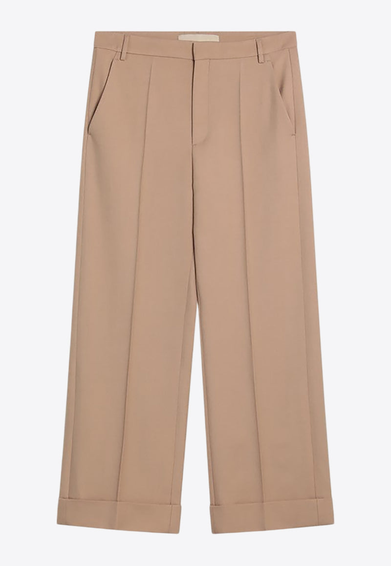 Valentino Tailored Wool Pants 7V3RBJ709EB/R_VALE-9RN Beige