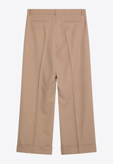 Valentino Tailored Wool Pants 7V3RBJ709EB/R_VALE-9RN Beige